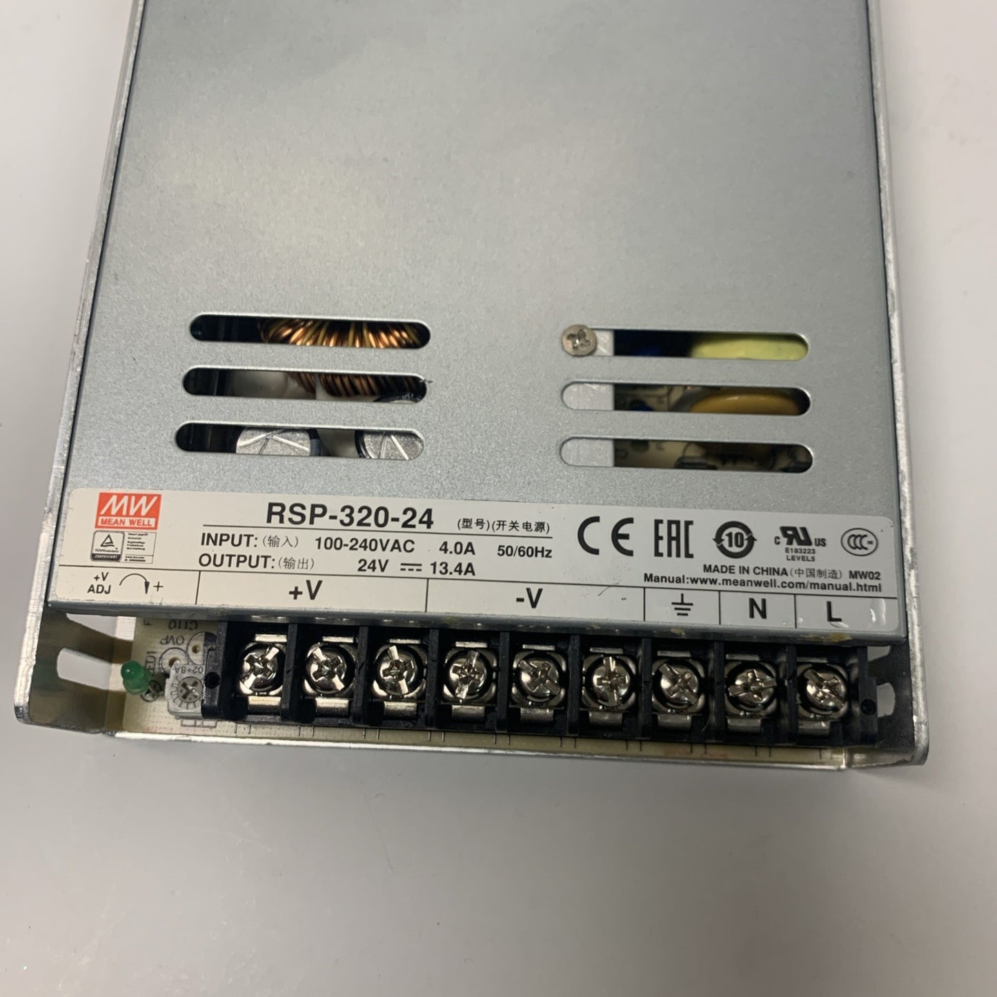 Mean Well RSP-320-24 24V 13.4A 320W Industrial Switching Power Supply