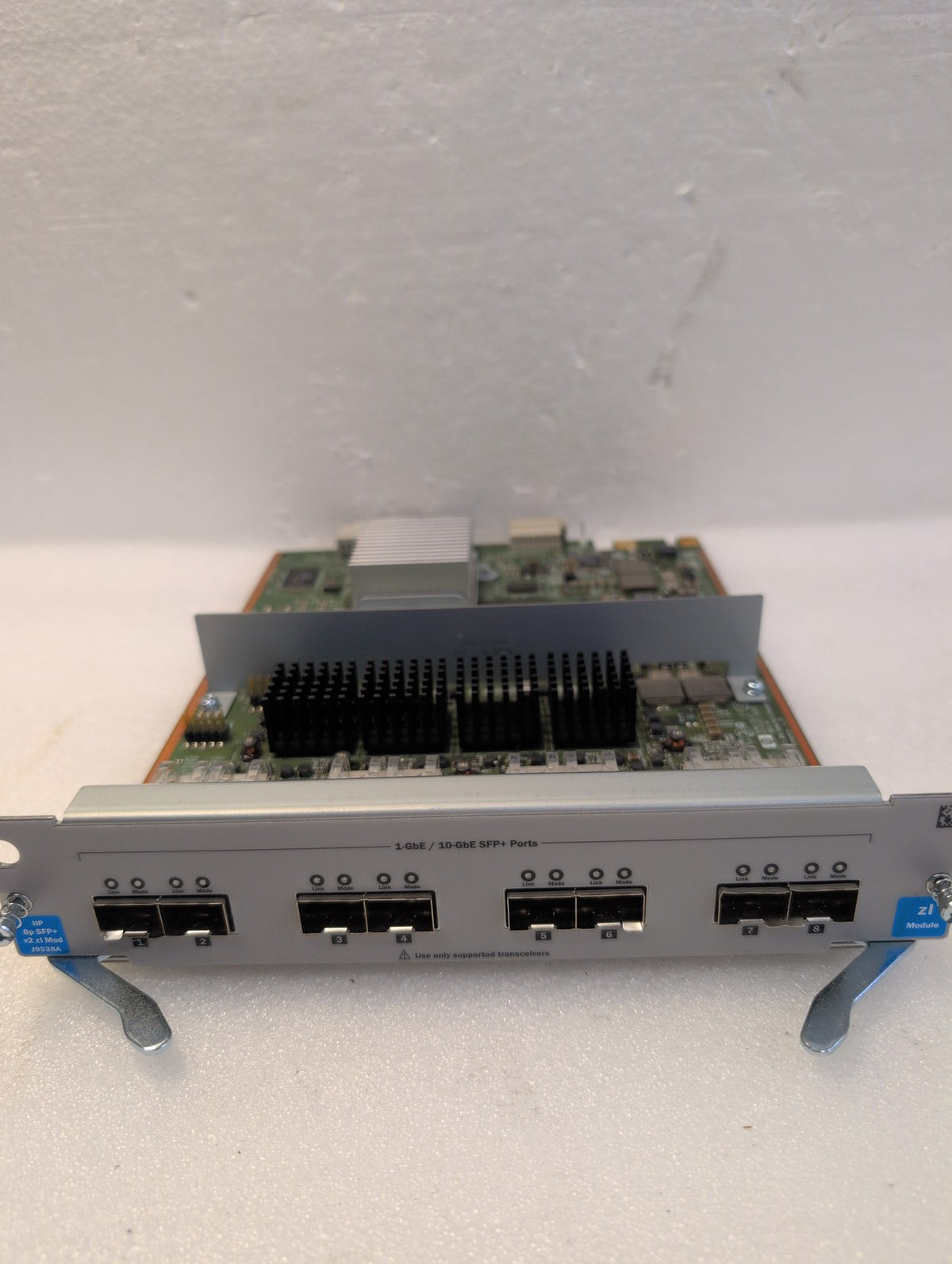 🎸 HP J9538A 8-Port SFP+ v2 zl Module Switch, 1-GbE/10-GbE, Made in Singapore