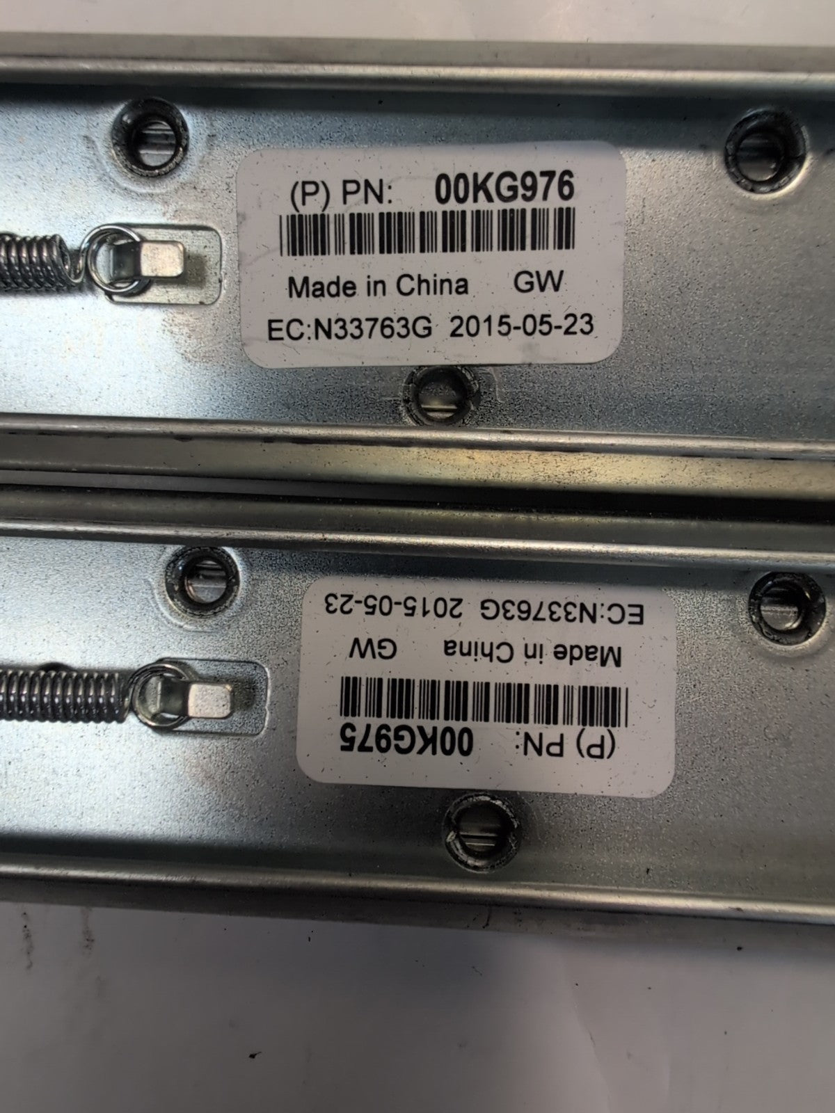🔥 IBM  X3550/X3650 M5 Left & Right Server Rail Kit 00KG976 00KG975 -