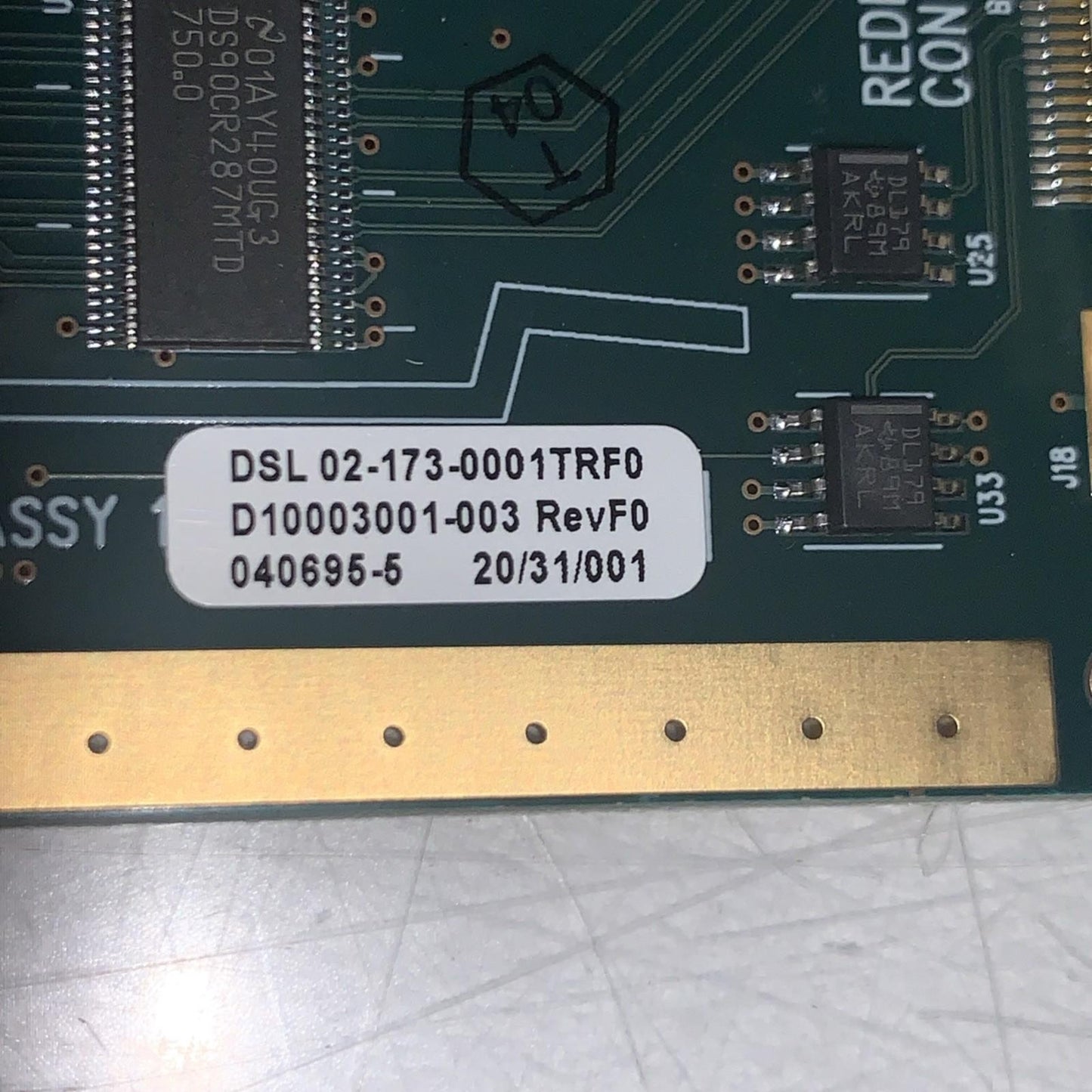 D25003001-003 REV C /VIRTEX II PRO/DSL 02-173-0001TRF0D10003001-003