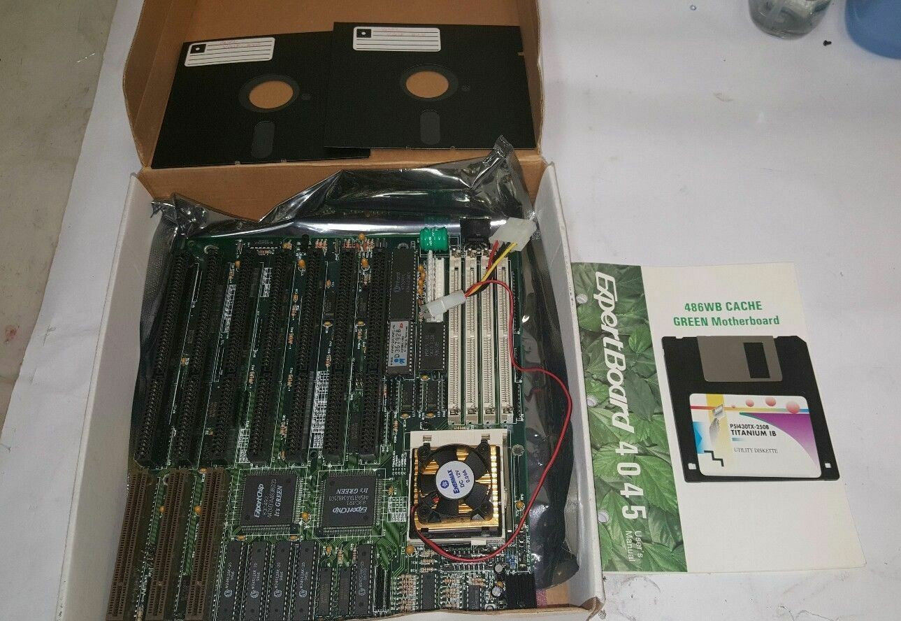  EXPERTBOARD 4045 Motherboard w/ CPU Processor