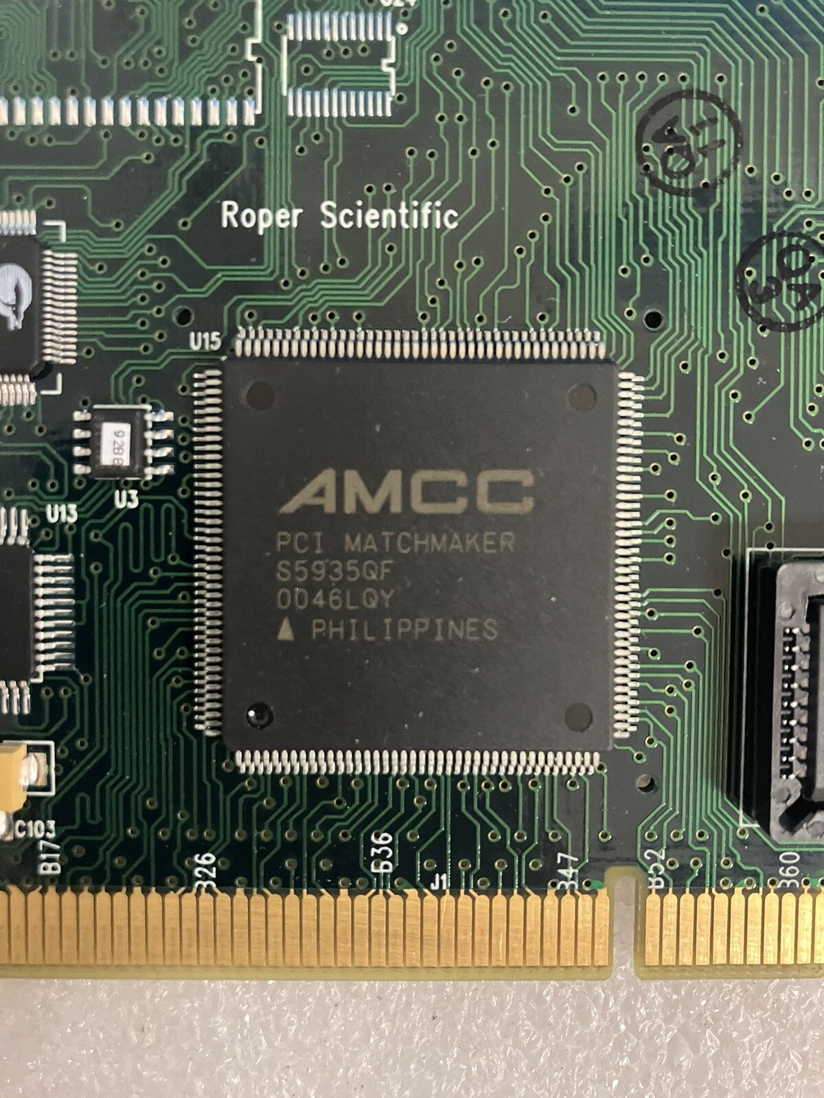 ~ Roper Scientific PCI Interface Board D0131010 B2 250163