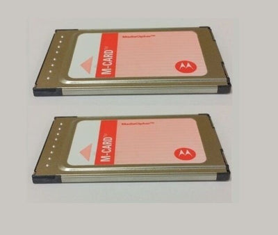 2x Motorola M-Card Cablecard Multi Stream Cable Mcard & TIVO 514517-012-00 (Qty)