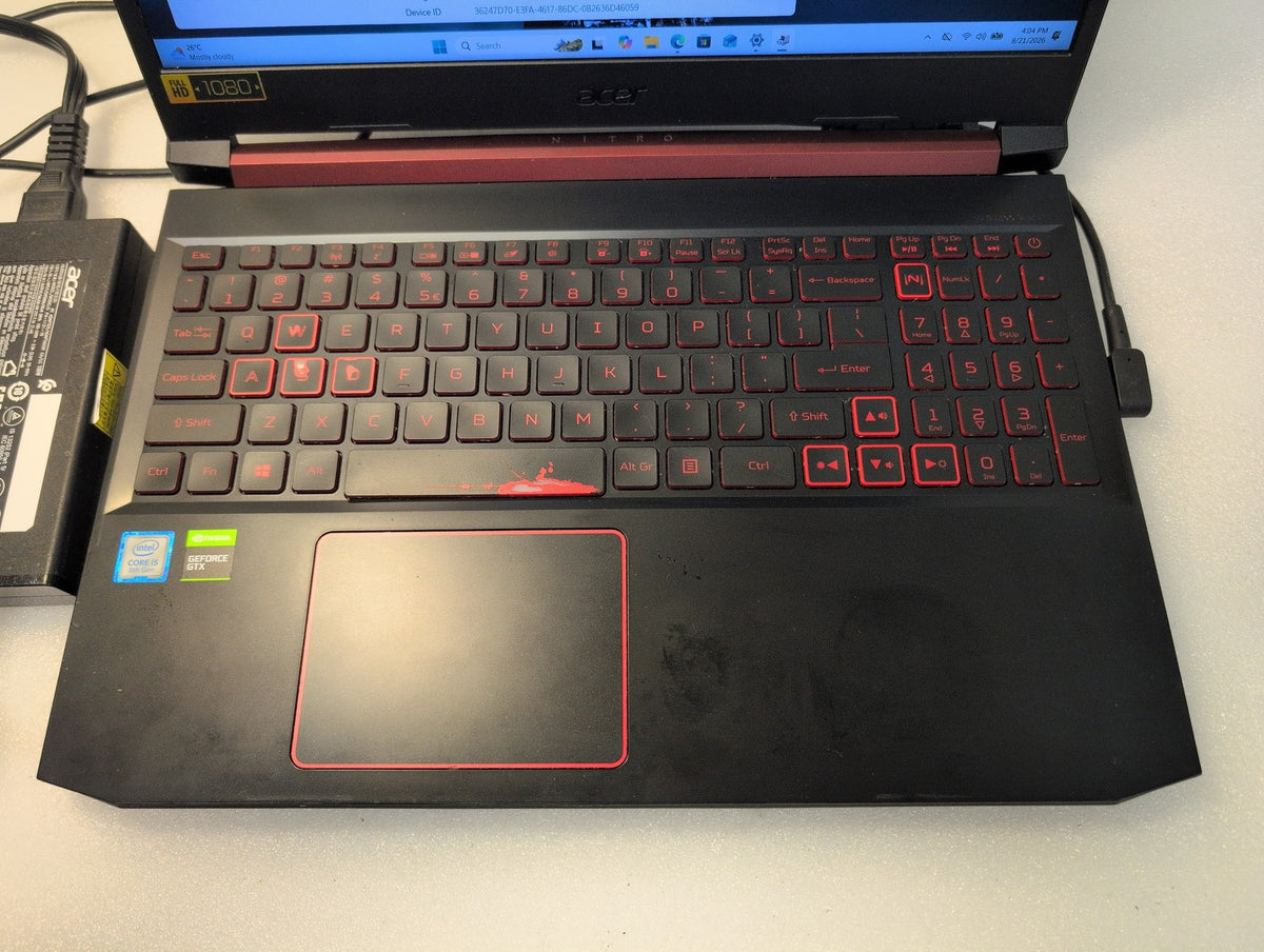🎸 Acer Nitro 5 AN515 15.6" Gaming Laptop i5-9300H 8GB 480GB NVMe GTX 1650 Win11
