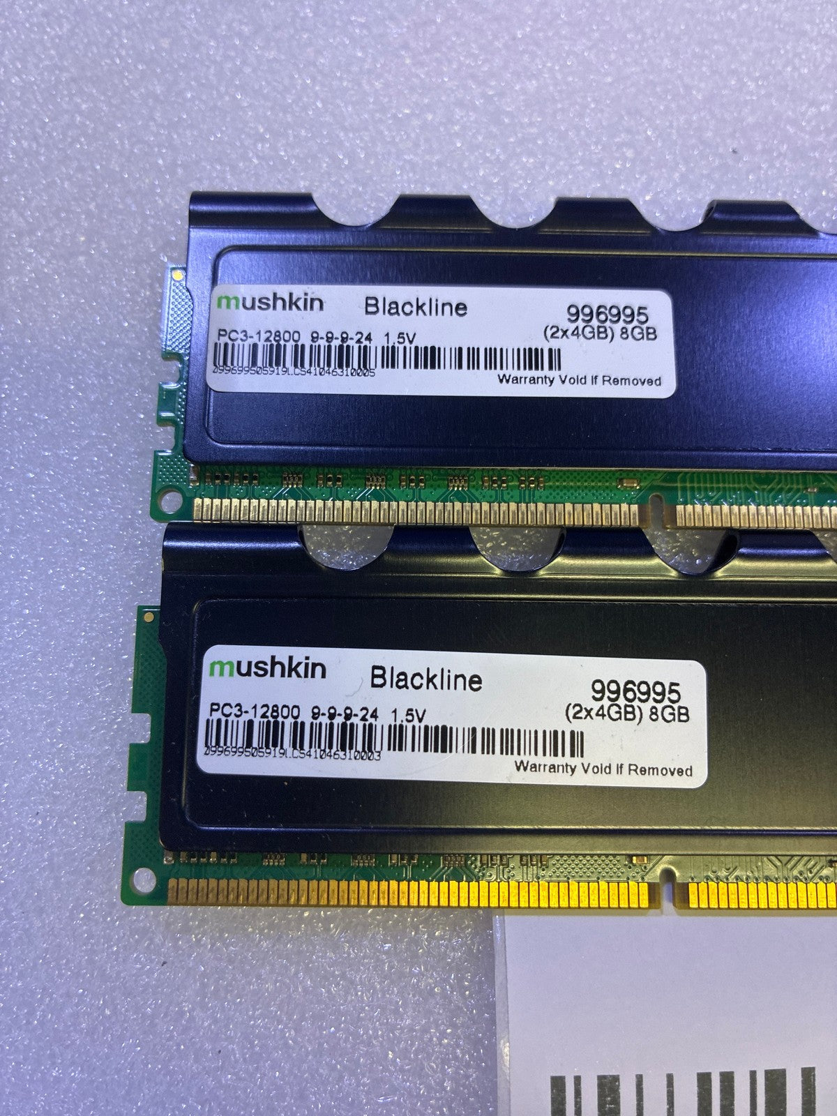 🔥 Mushkin Blackline 8GB (2x4GB) DDR3 PC3-12800 1600MHz Desktop RAM Kit 996995