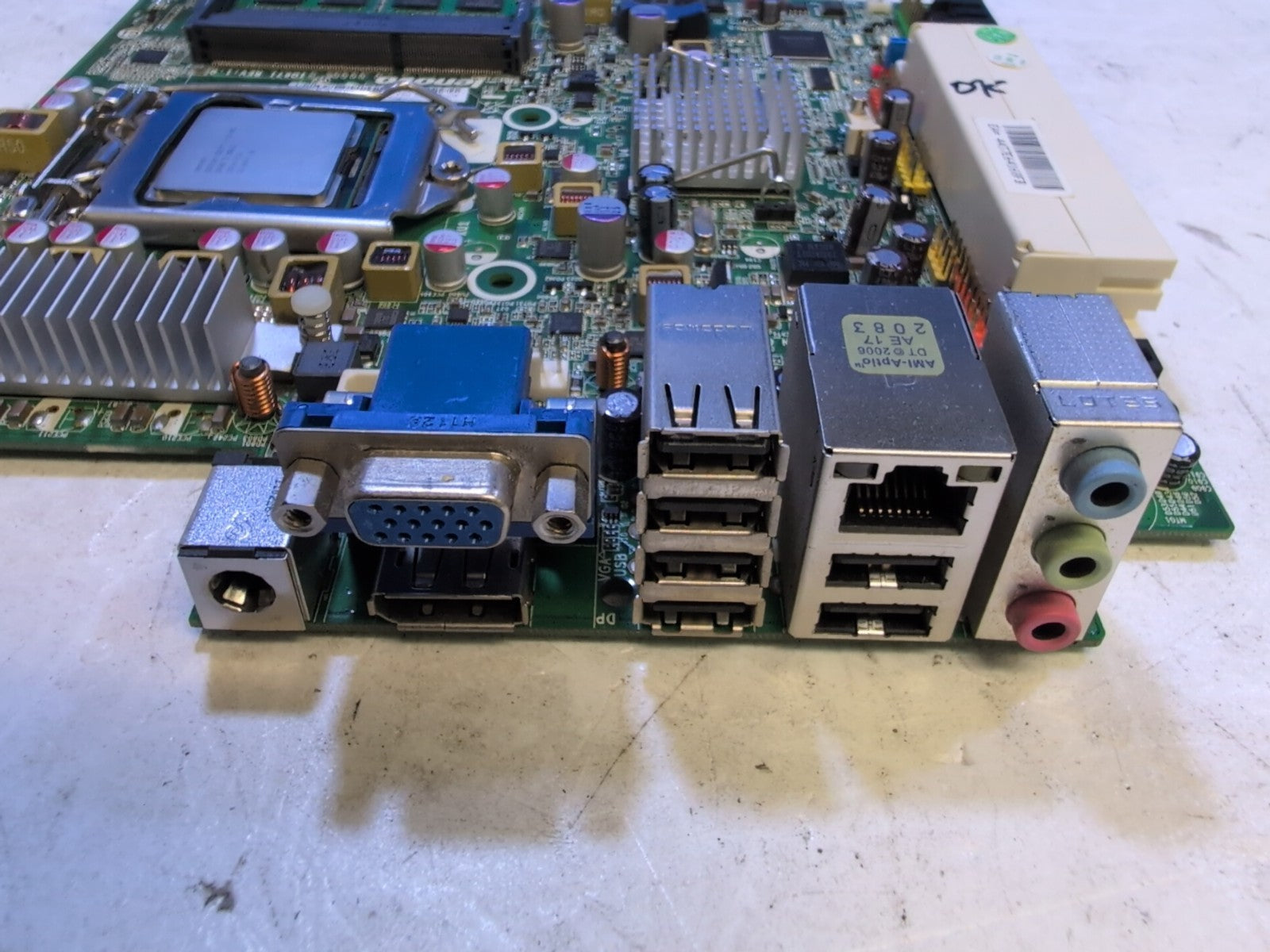 Lenovo ThinkCentre M91p (USFF)  Motherboard - 03T8007 With i5-2400 & 4GB Ram -