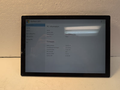 🔥 (Cracked,  SSD issue, AS IS) Microsoft Surface Pro 7 1866 / 8GB RAM -