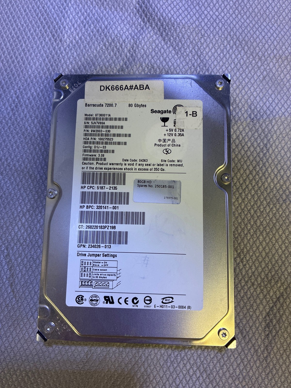 🔥 Seagate Barracuda 7200.7 ST380011A 80GB IDE 3.5in Desktop Hard Drive