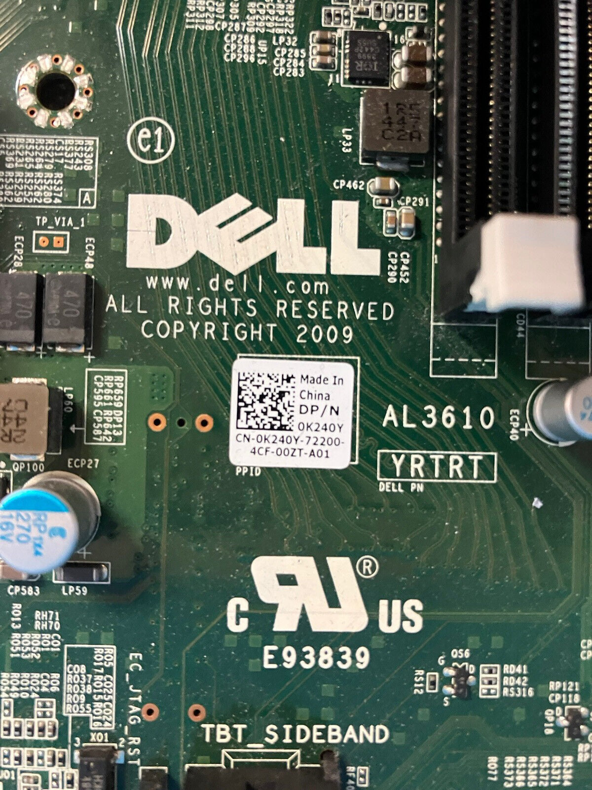 ~ Dell Precision 5810 Tower 0K240Y K240Y Motherboard (NO CPU)