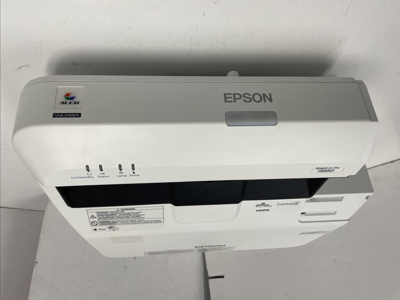 Epson BrightLink Pro 1460ui with remote touch unit tch cable and pen
