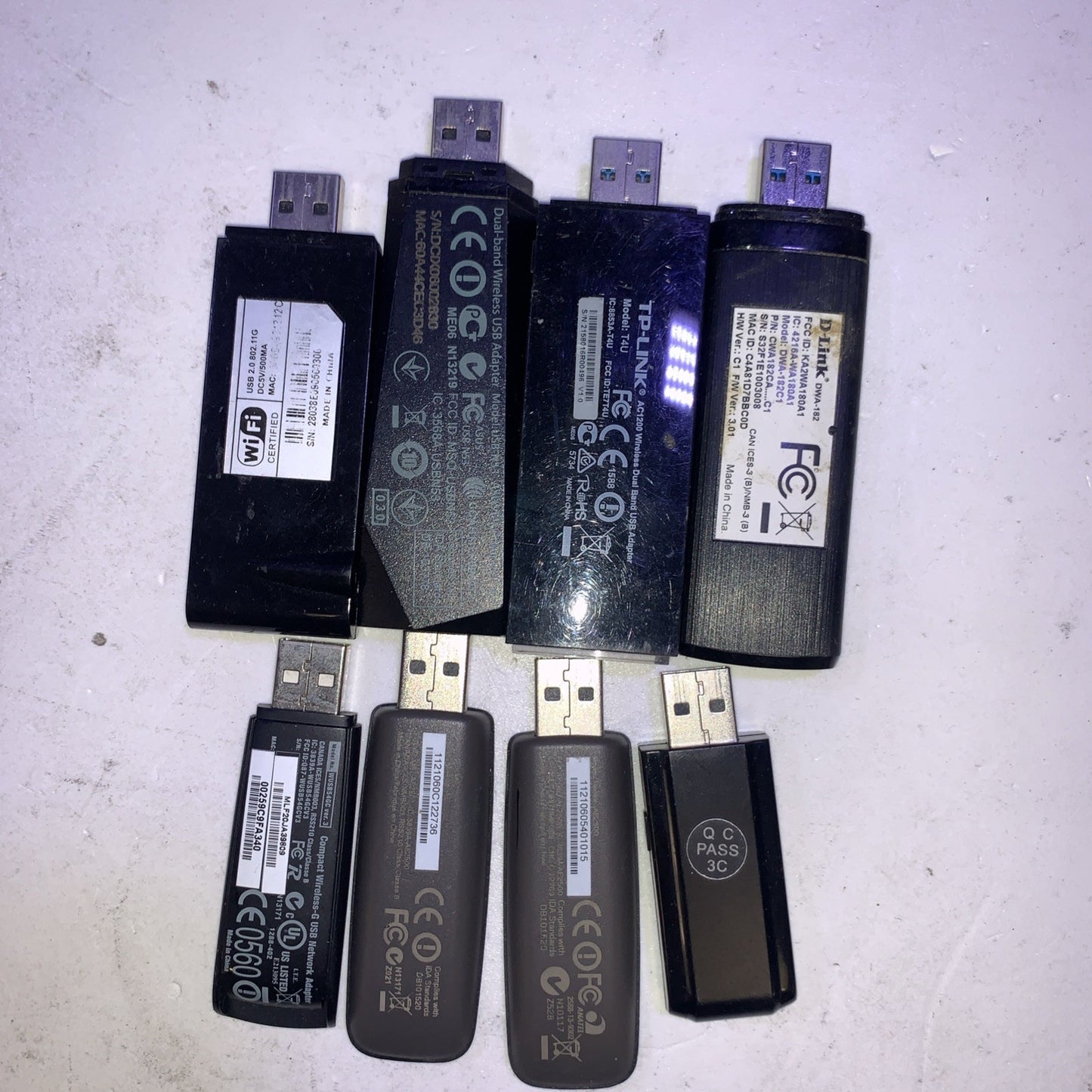 lot of8 USB wifi wireless card adapters