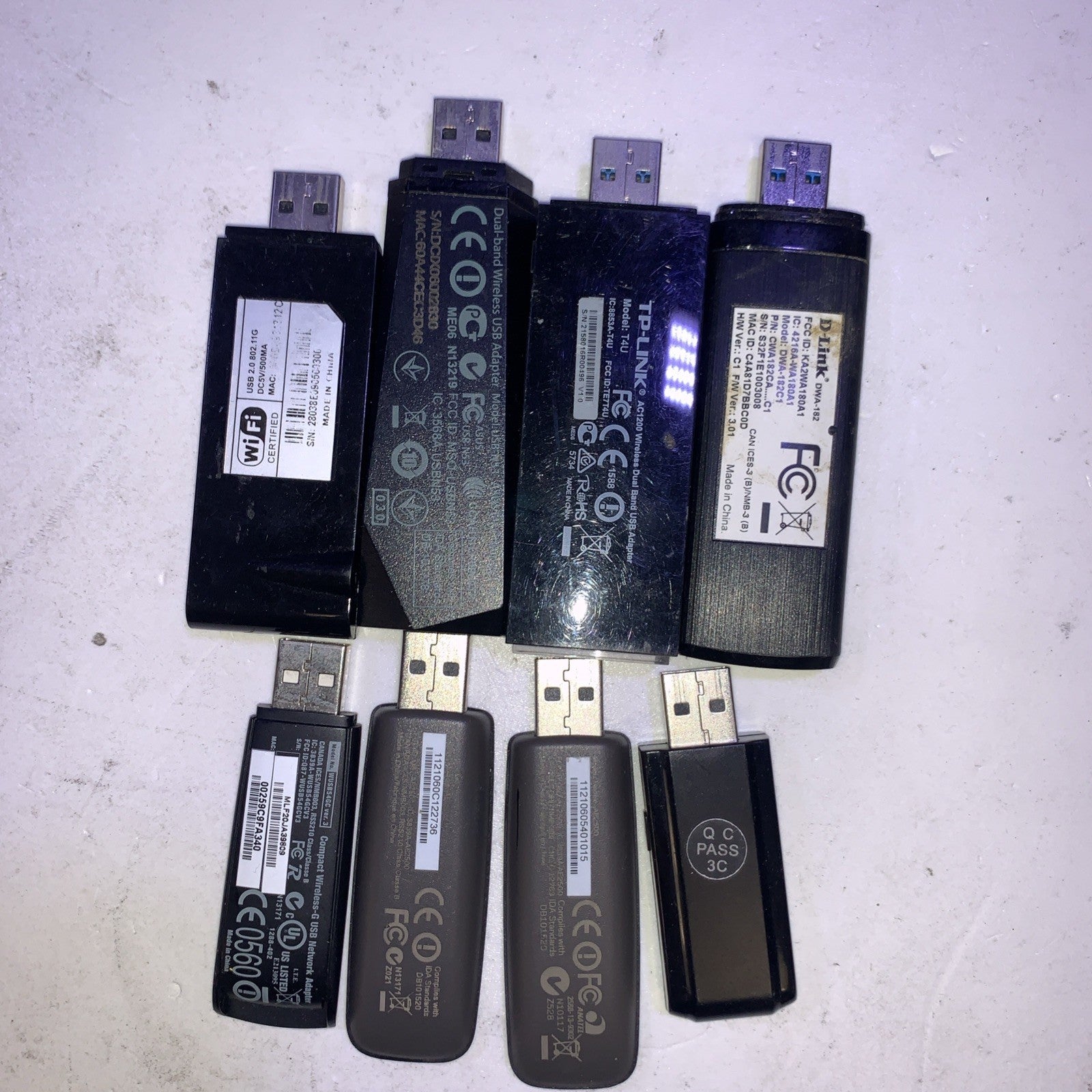 lot of8 USB wifi wireless card adapters