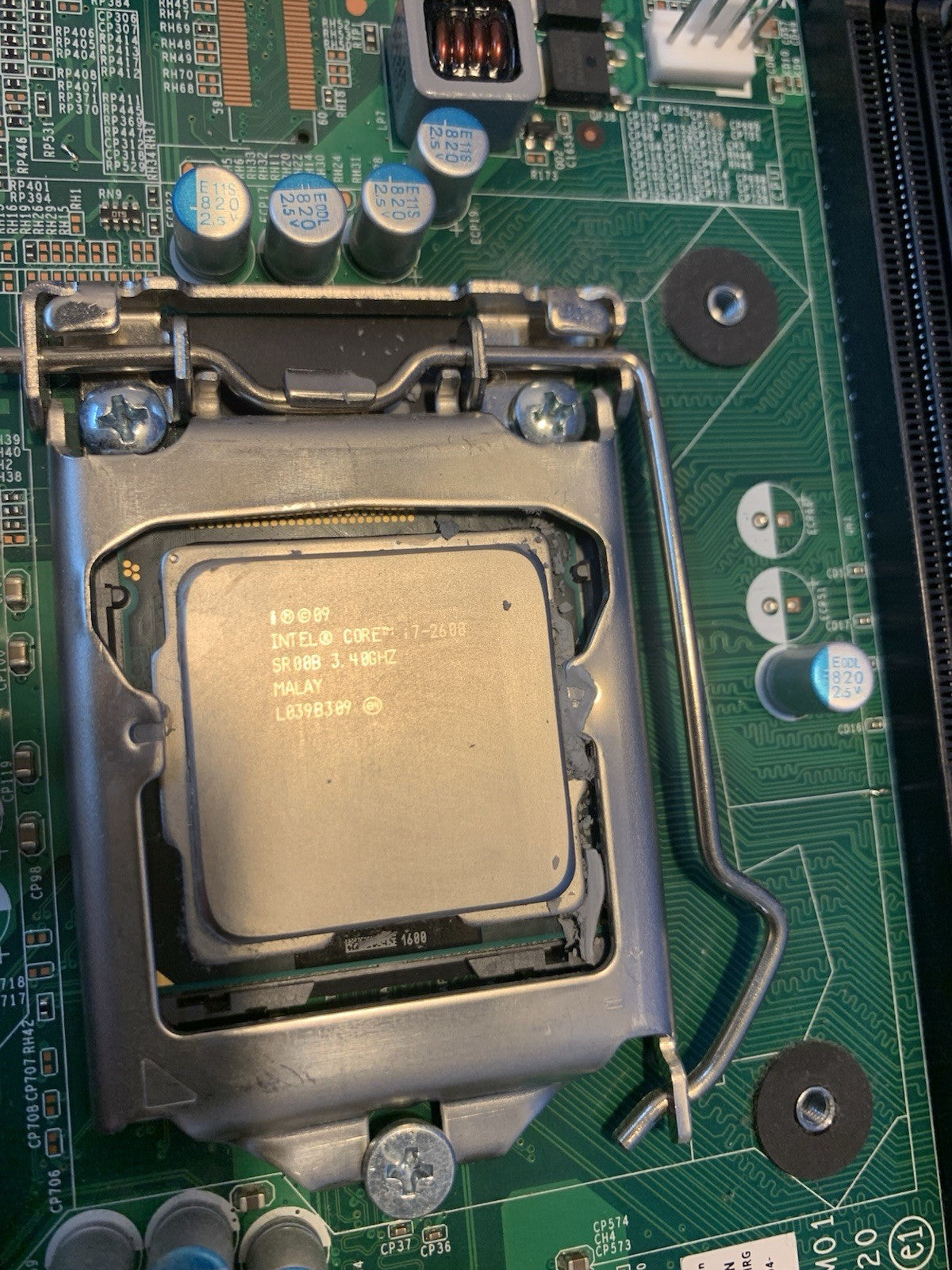 Dell DH67M01 LGA1155 + Intel i7-2600 3.4GHz SR00B CPU Motherboard