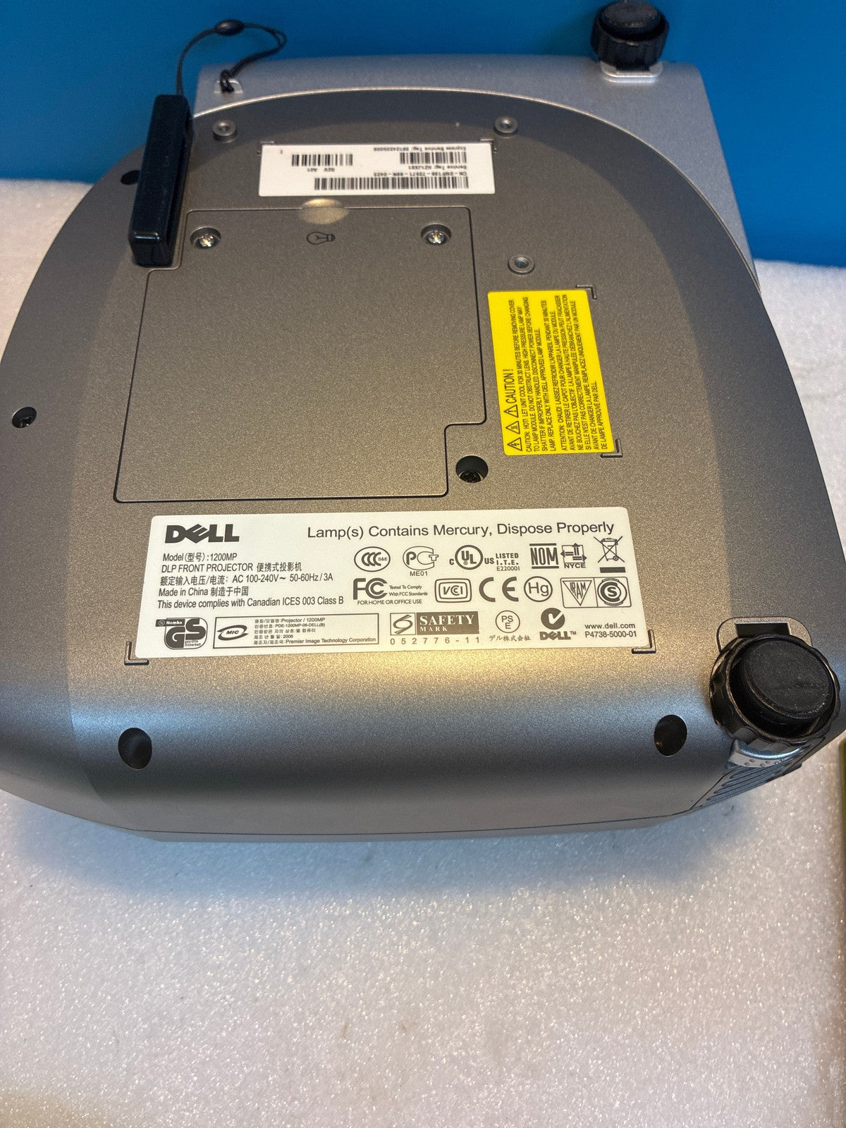🔥 Dell 1200MP DLP Front Projector - VGA S-Video RS232 USB Remote Tested