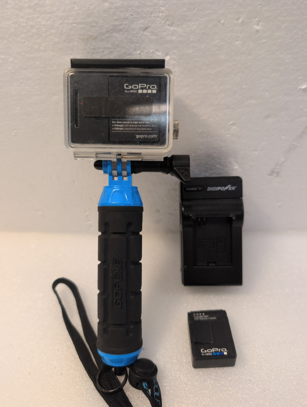 🎸 GoPro HERO3 Action Camera Bundle with Waterproof Case, GoPole Grip & Charger