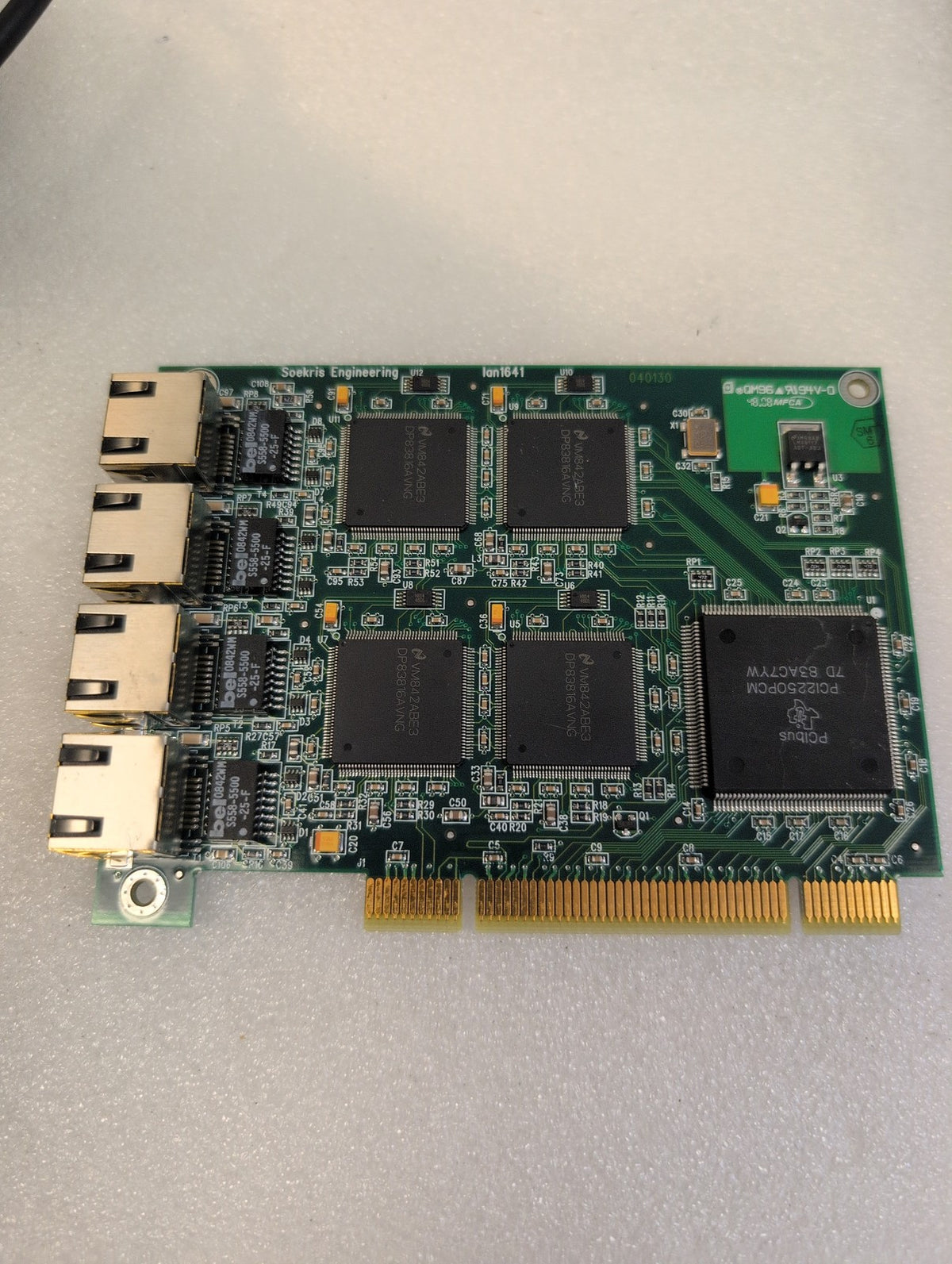 🎸 Soekris Engineering lan1641 4-Port RJ45 PCI Ethernet Network Card 15164100