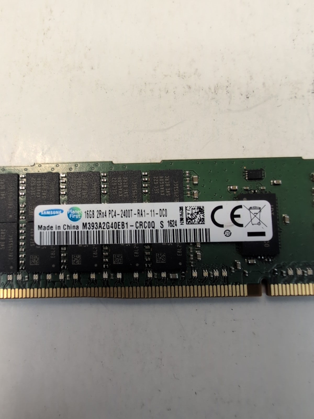 🔥 Samsung 16GB 2Rx4 PC4-2400T DDR4 M393A2G40EB1-CRC0Q ECC RDIMM Server Memory -