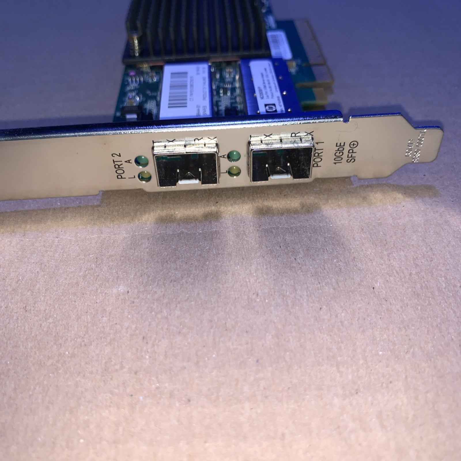 🔥 HP 10GB NC550SFP Dual Port Ethernet Adapter 581199-001 586444-001 581201-B21