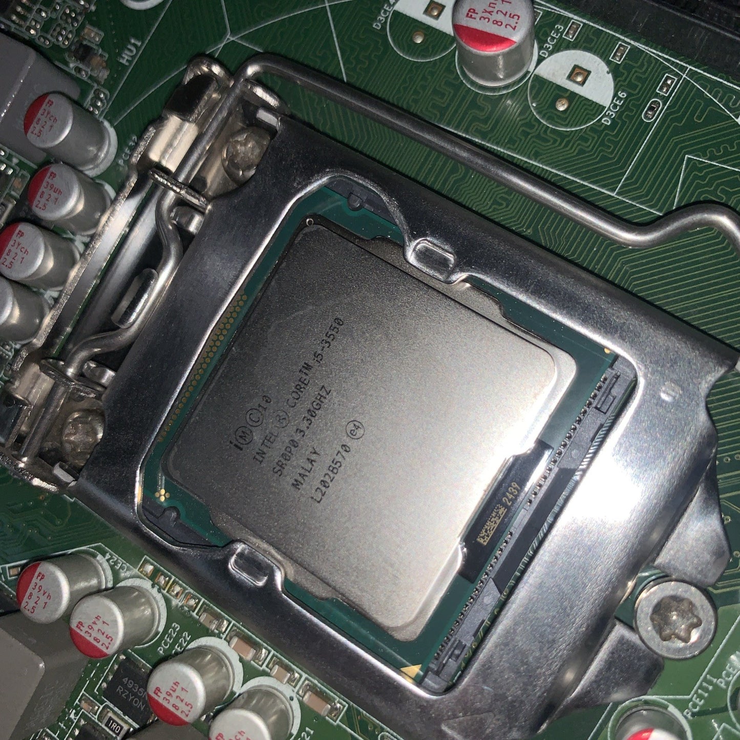 Intel DQ77MK G39642-500 Motherboard Micro ATX LGA1155 +60GB SSD+ CPU
