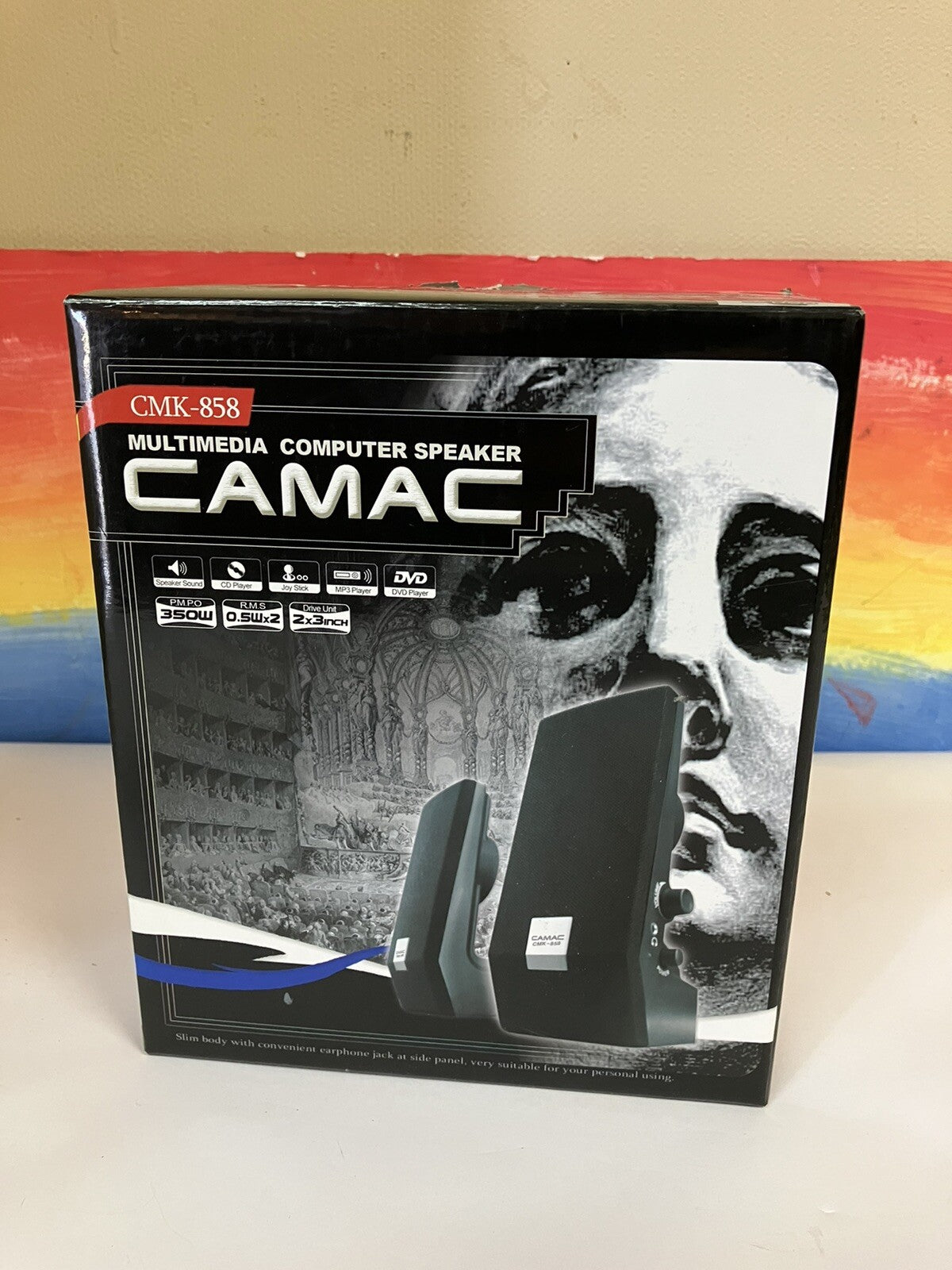 ~ Camac Multimedia Computer Speaker CMK-858 Black.