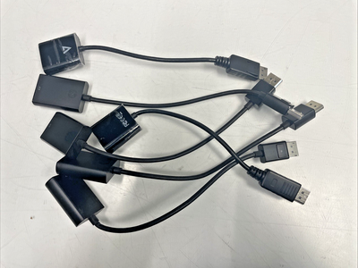 🔥 6X Mixed Brand DisplayPort DP To VGA Adapter    +