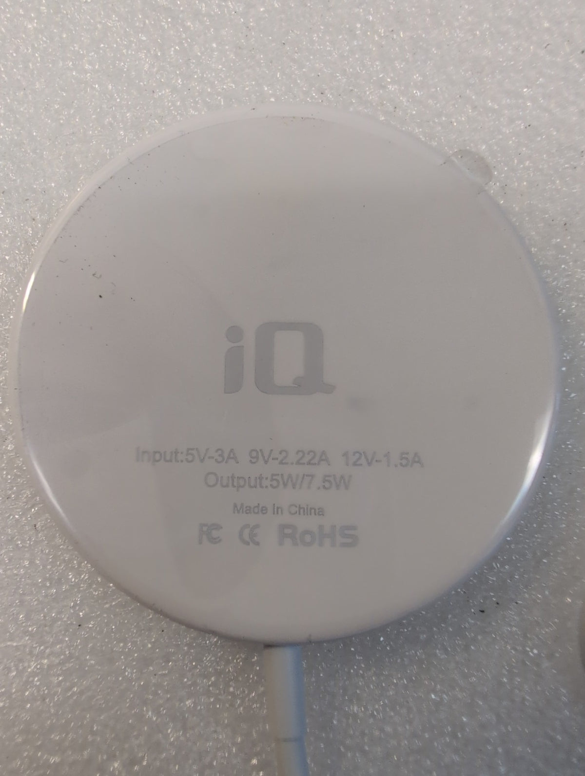 🎸 iQ Magnetic Wireless Charger USB-C Cable 5W/7.5W Fast Charging Pad Tested