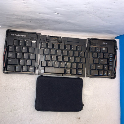 🔥 Palm Black Portable Compact Foldable English QWERTY Standard Keyboard -Unused