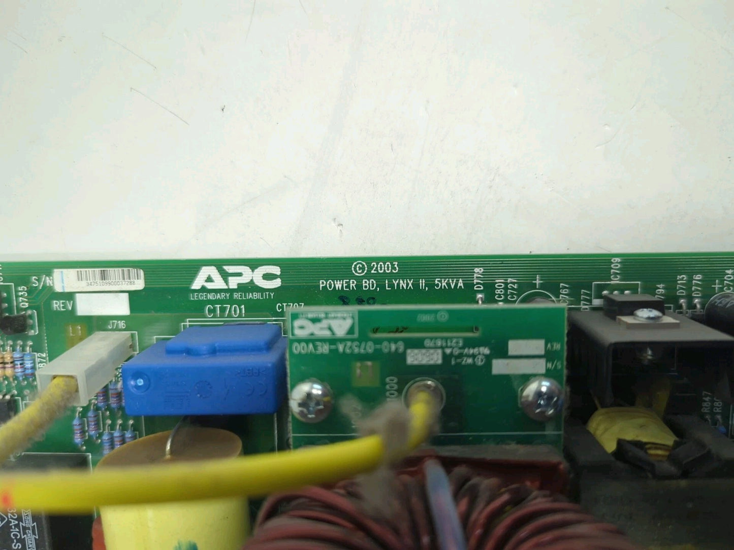 APC 640-0751G_REV08 POWER BOARD -