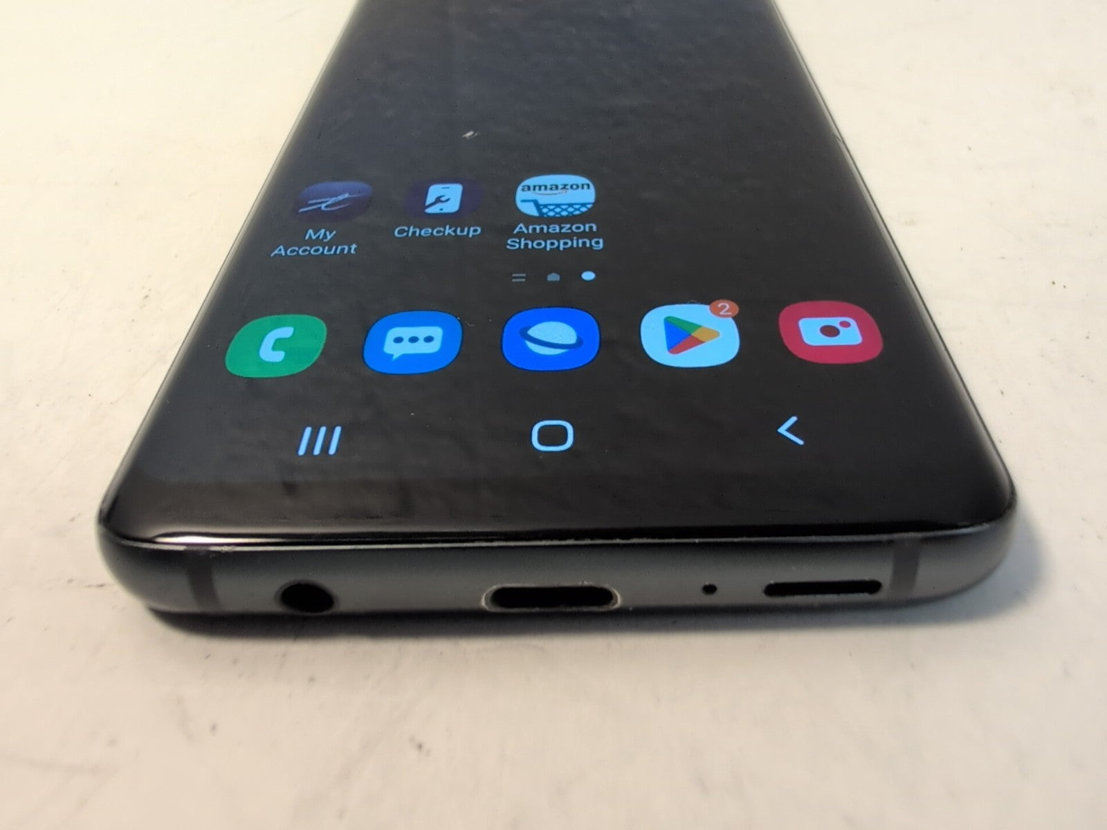 🔥 Samsung Galaxy S9 Android 5.8"  Black  4GB+64GB (Back Cracked) -