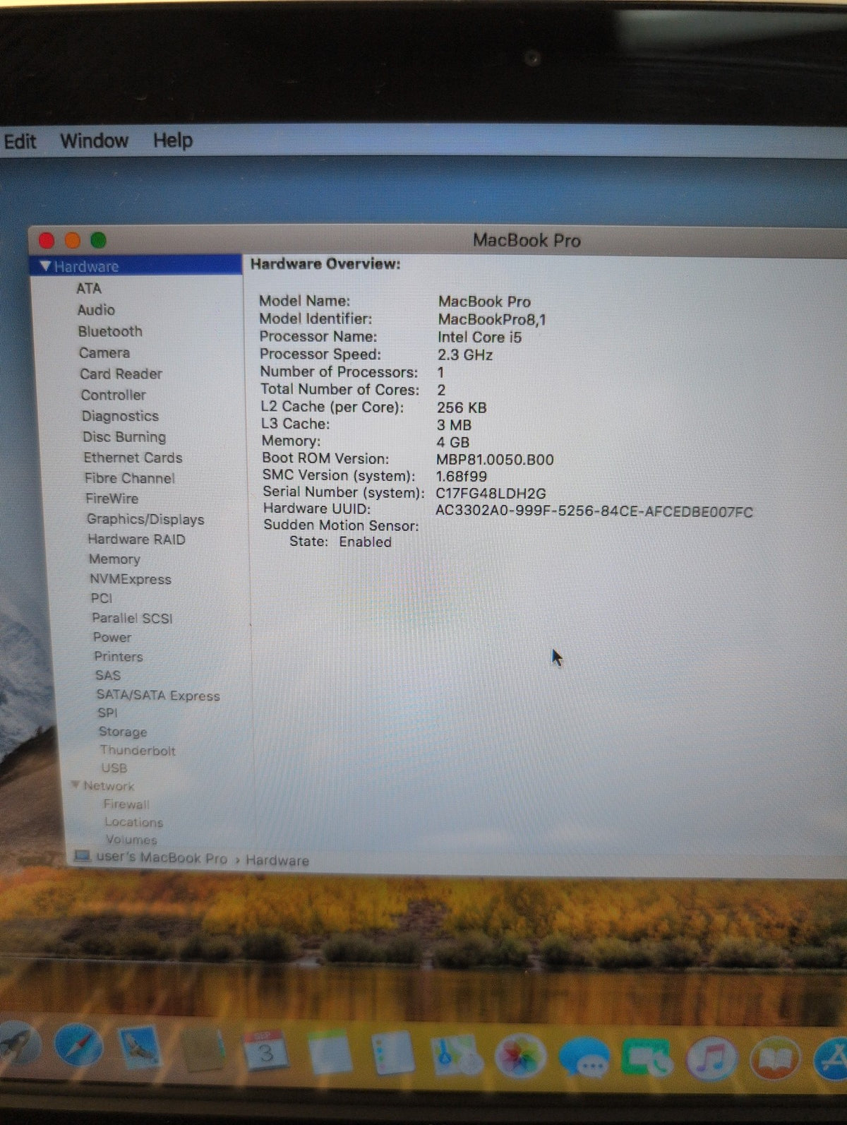 🎸 Apple MacBook Pro 13-inch A1278 2011 i5 2.3GHz 4GB RAM 320GB HDD (NO BATTERY)