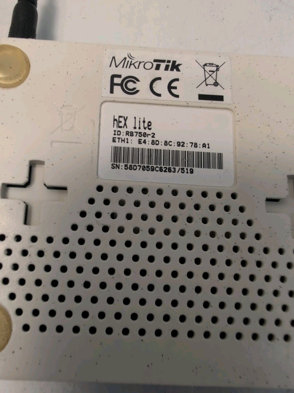 🔥 Mikrotik RB750r2 hEX  lite 5-ports 10/100 Soho Router -