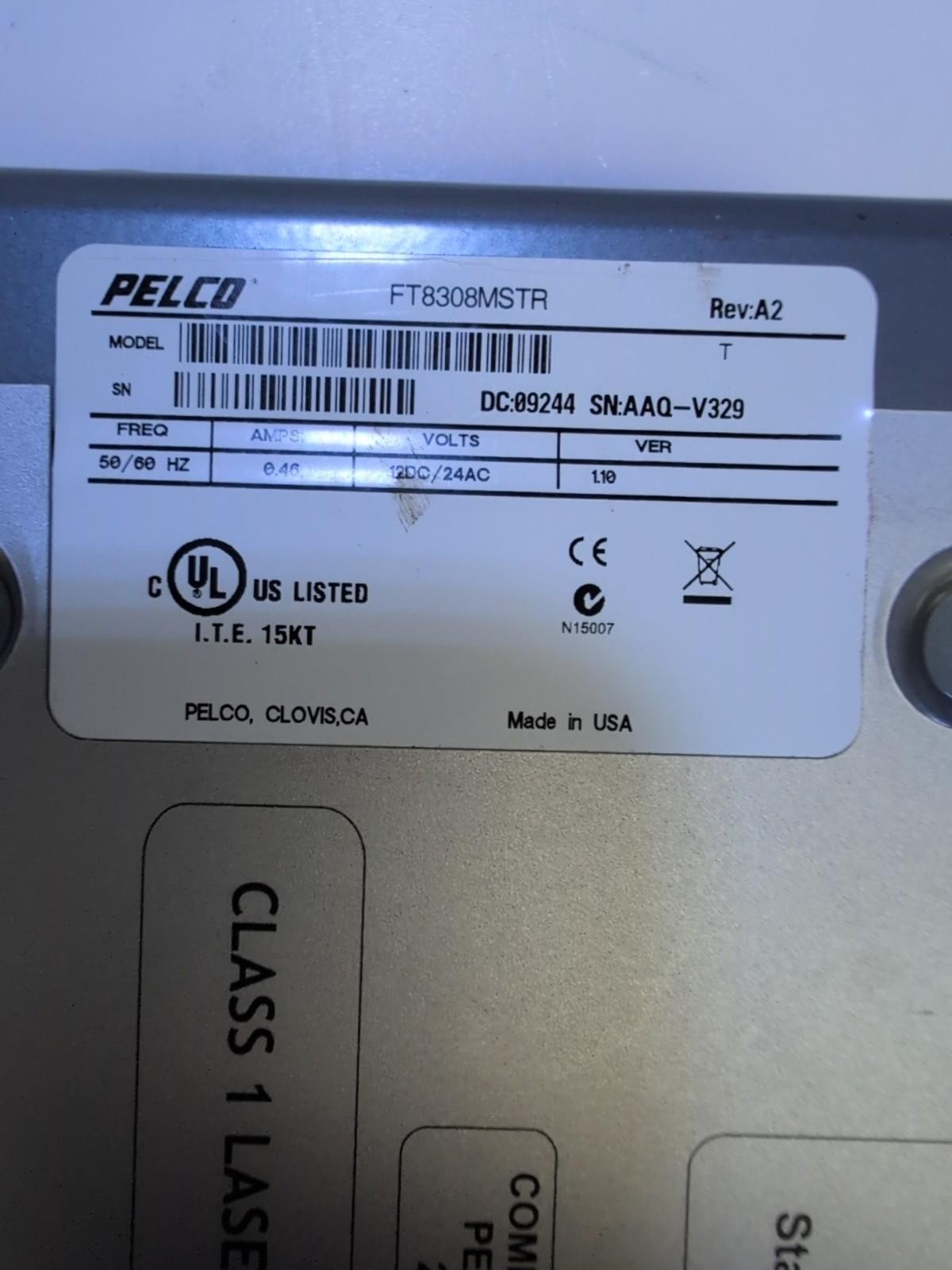 Pelco FT8308AMSTR 8 CH Video Transmitter (No Power Adapter) -