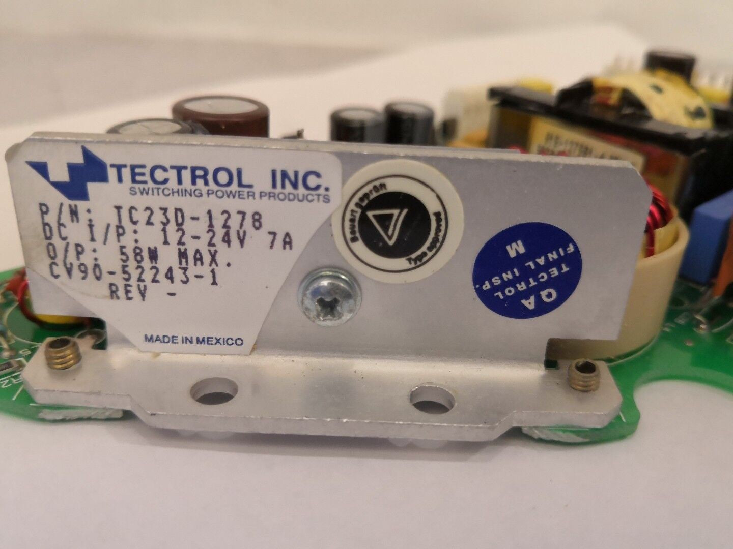 - TECTROL TC23D-1278 CV90 070-127801 BOARD FOR QUALCOMM GPS DOME