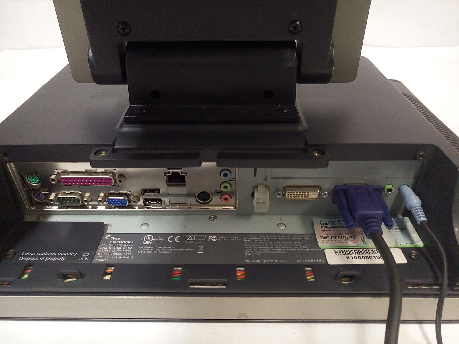 *TYCO ELECTRONICS ELO TOUCHSYSTEMS ESY19R1-AUWA-1-XP-G CPU/1.6GHZ HDD/160G