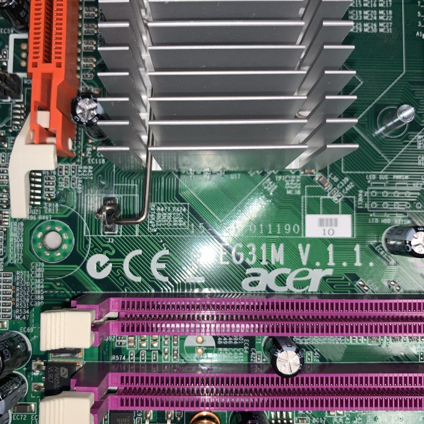 Acer EG31M V1.1 Motherboard+Intel Dual-Core E7400 LGA775