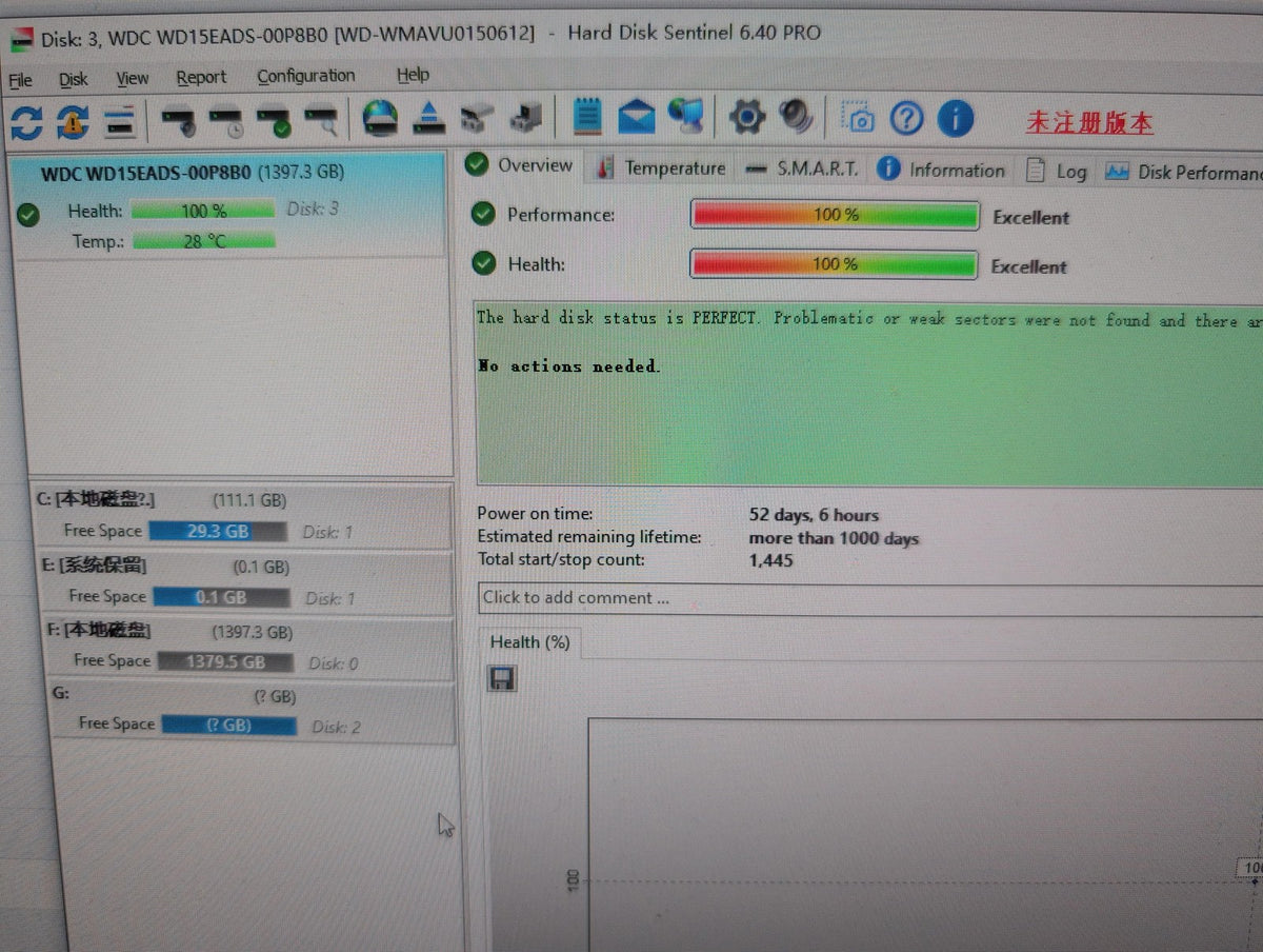 🎸 Western Digital Caviar Green 1.5TB SATA 3.5" Desktop HDD WD15EADS-00P8B0