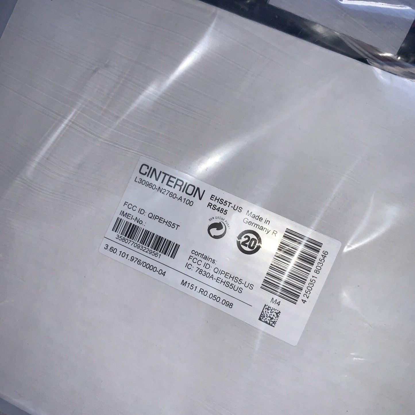 Schaerer Coffee SCA P TI & BF schaerer Cinterion L30960-N2760-A100 RS485 & Doc
