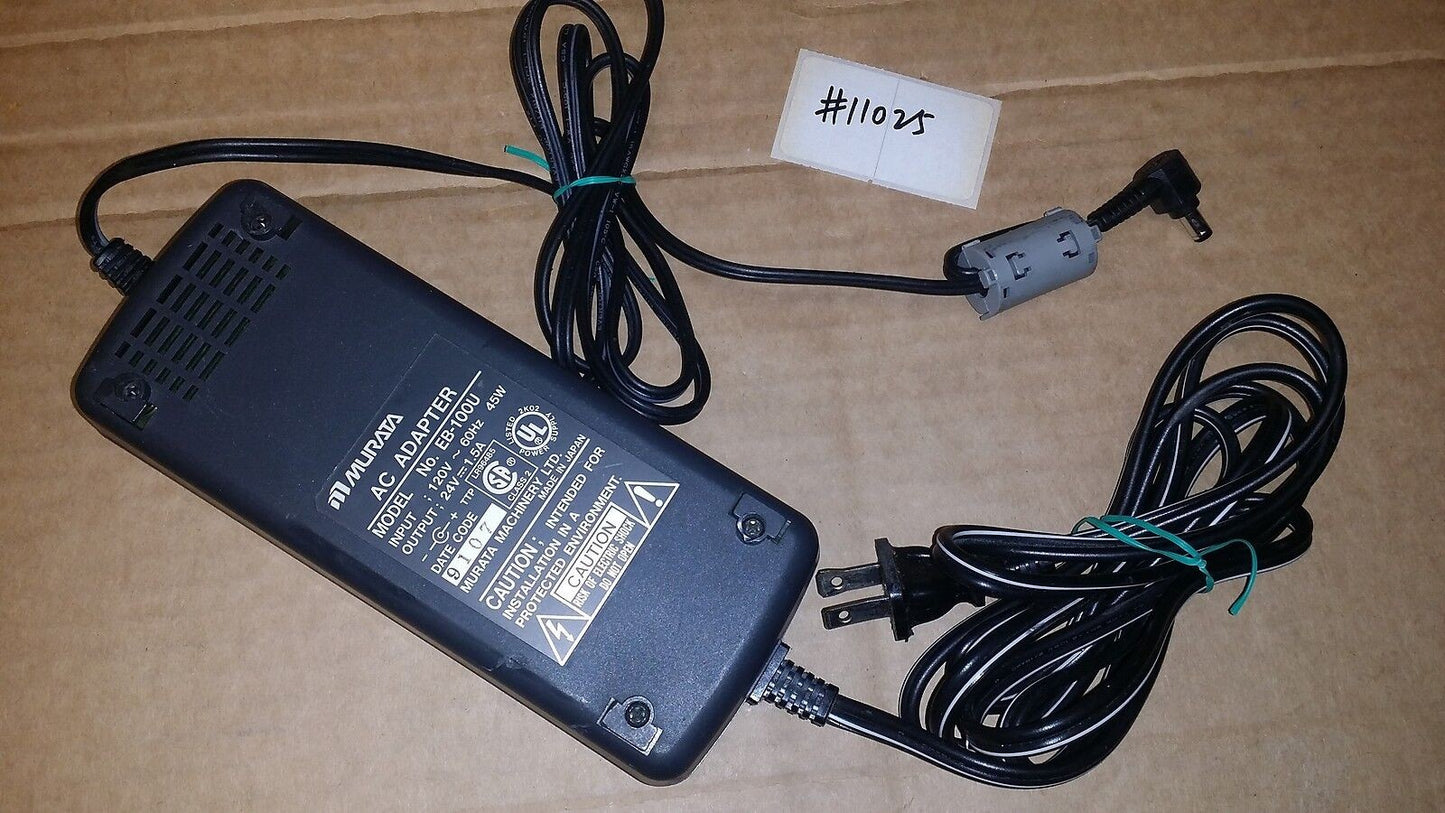 Murata AC Video Camera Adapter Model No.EB-100U Power Supply