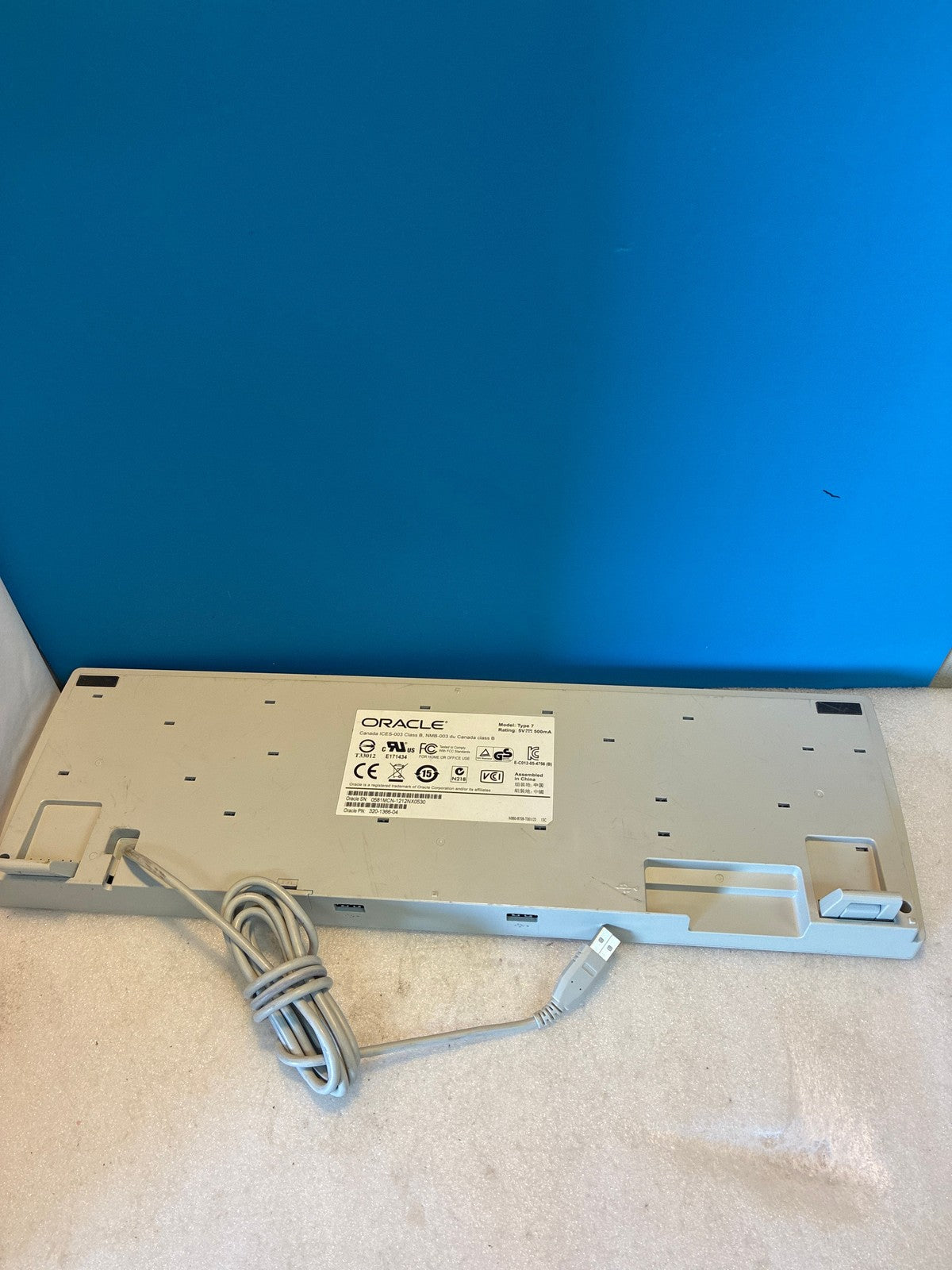 🔥 Sun Microsystems Type 7 USB Keyboard 320-1366-04 Oracle Numeric Keypad