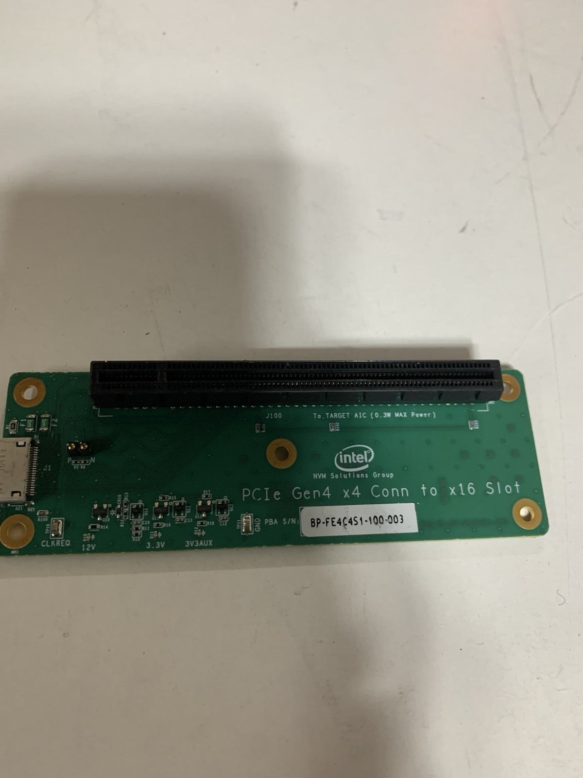🔥Intel PCIe Gen4 x4 to x16 Slot Adapter Board BP-FE4C4S1-100-003 NVM