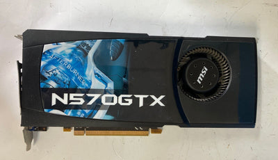 MSI NVIDIA GeForce GTX 570 GDDR5 Video Card N570GTX-M2D12D5 (Bad Shield, Read) ~