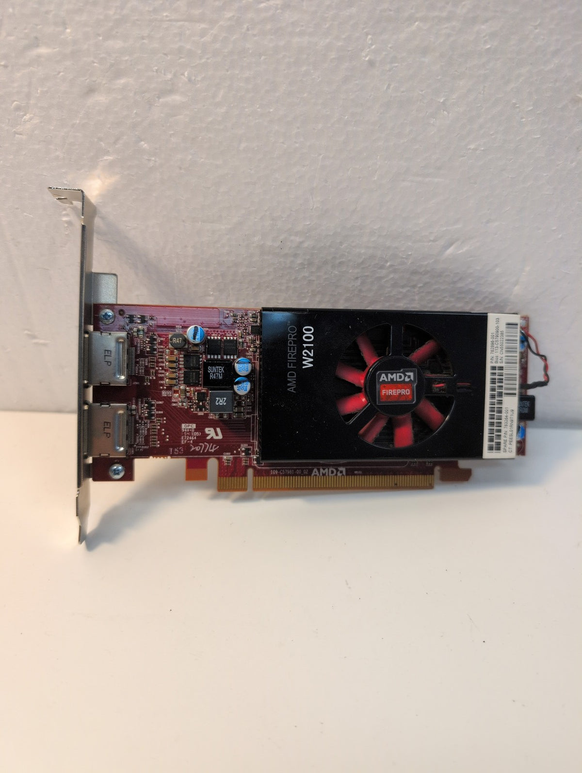AMD FirePro W2100 2GB GDDR3 Low Profile PCIe Workstation Graphics Card -