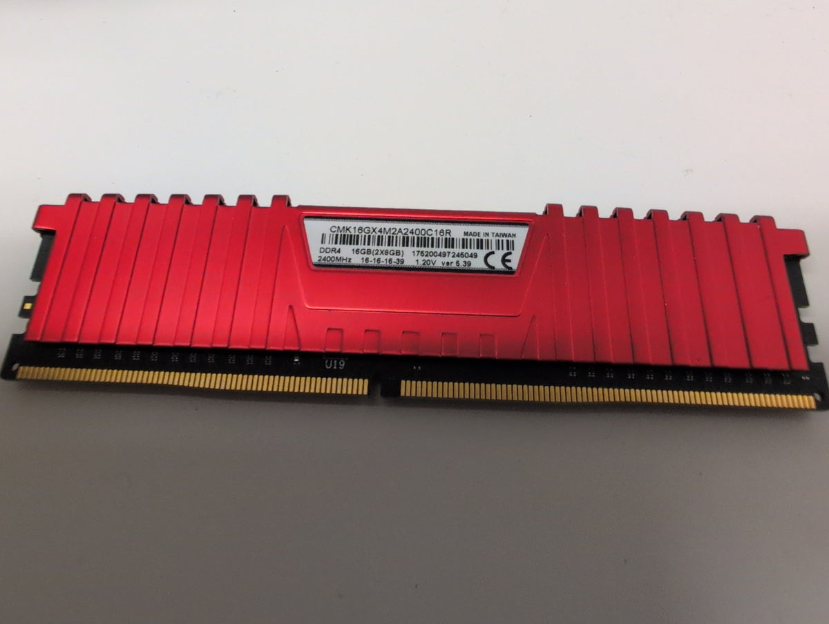🎸 Corsair Vengeance LPX CMK16GX4M2A2400C16R 8GB  DDR4 2400MHz Red