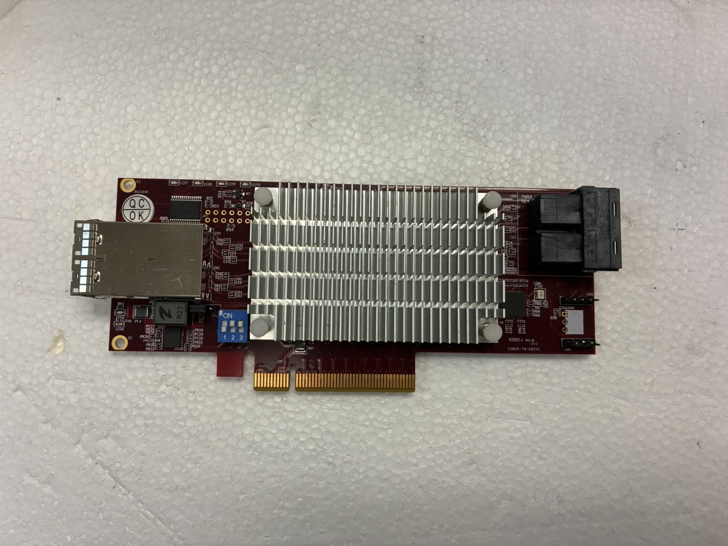 🔥 Industrial PCIe SAS 33068-TB-6052C PM8X-8E8I SFF-8087  (No I/O Plate)