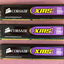 (3x 1GB) Corsair XMS PC2-6400 DDR2-800 Computer Memory RAM CM2X1024 -5400C4 ~