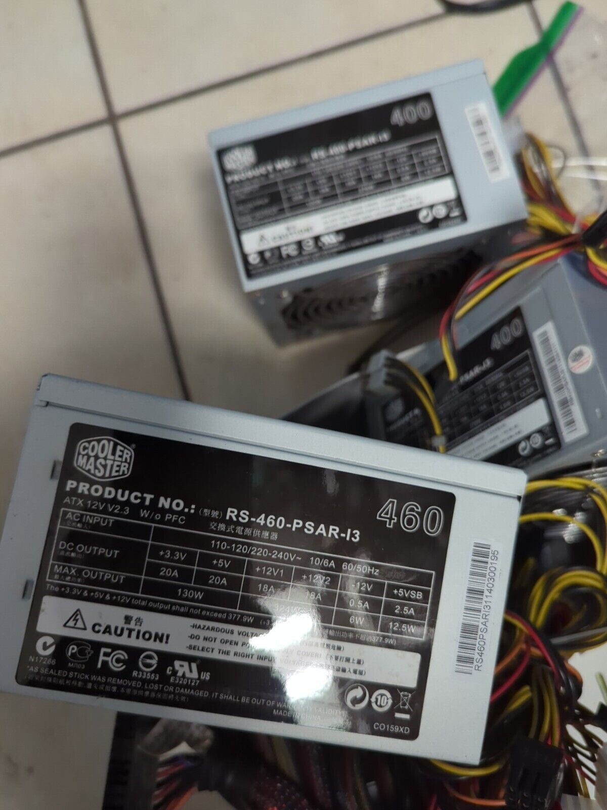 8 x Mixed Brand 400-460W ATX POWER SUPPLY (with PCI-e)