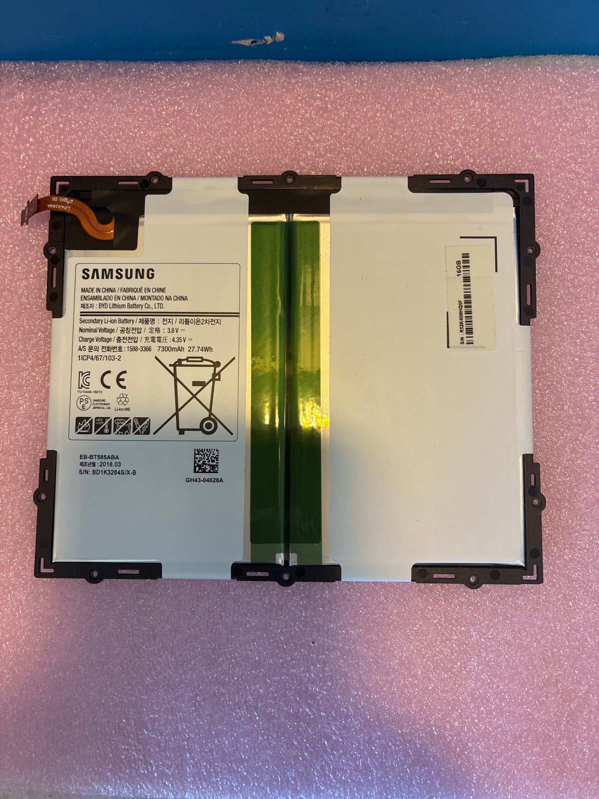 🔥 Samsung Galaxy Tab A 10.5 Replacement Battery EB-BT585ABA 7300mAh