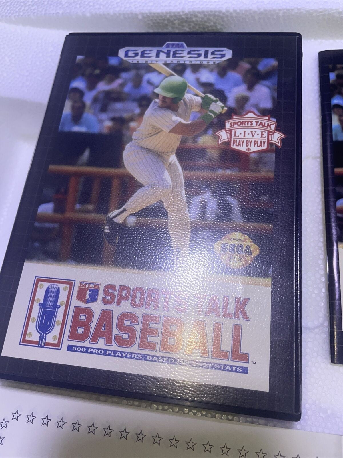 (Nice condition) Sports Talk Baseball Sega Genesis Complete with  manual