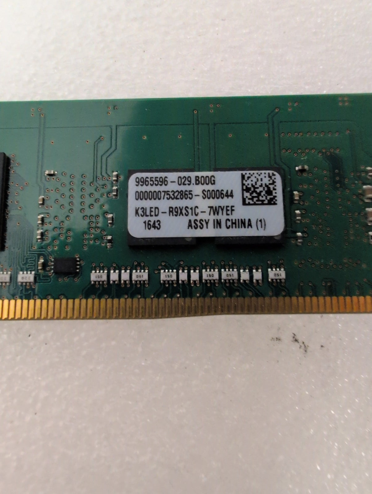 🎸 Kingston 4GB DDR4 RDIMM Server Memory KVR21R15S8/4 PC4-2133P-RD0-11 1Rx8