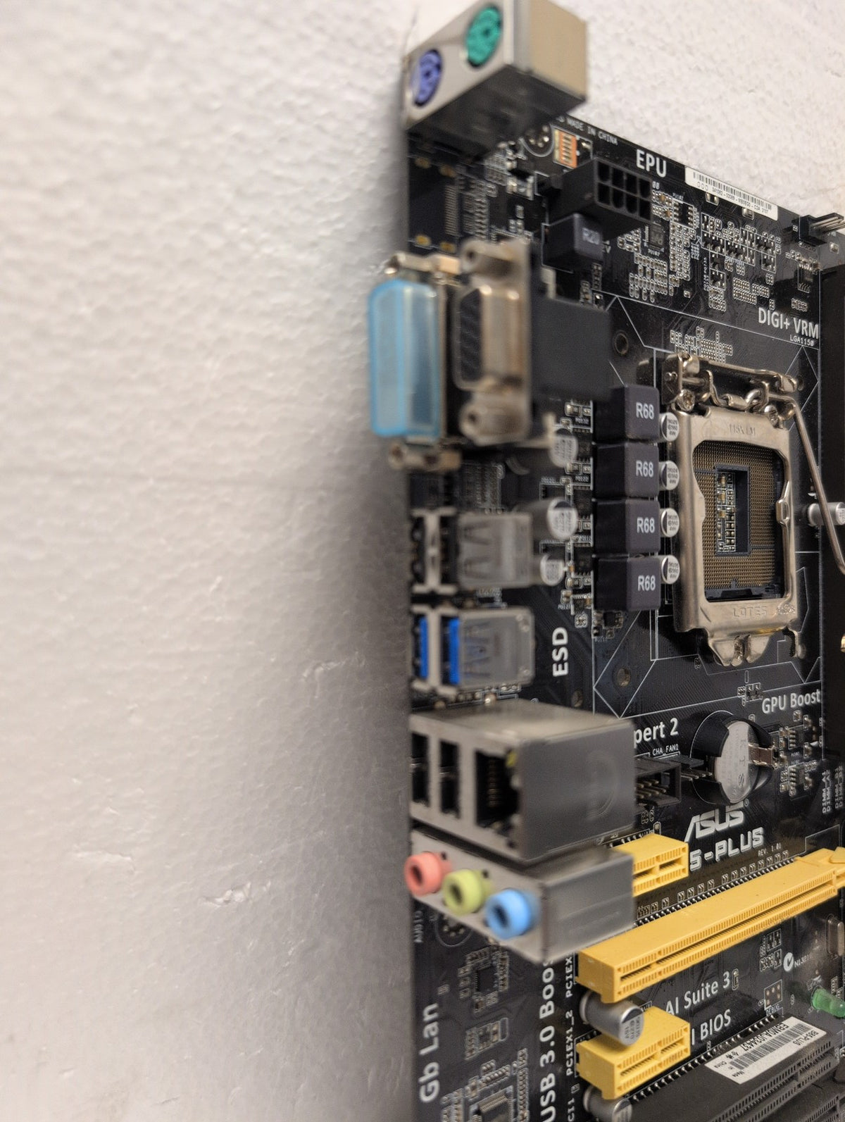 🎸 ASUS B85-PLUS LGA1150 Motherboard w/ I/O Shield, 16GB DDR3 RAM Bundle Tested